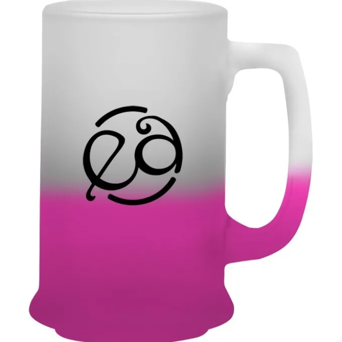 Glass Tankard Mug - 14.5 oz - Frosty Color