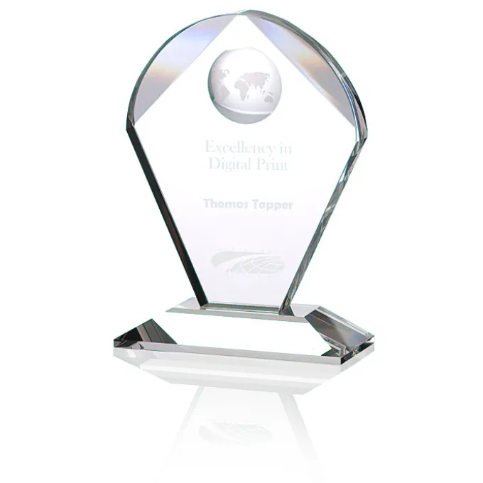 Global Excellence Crystal Award - 6 inches