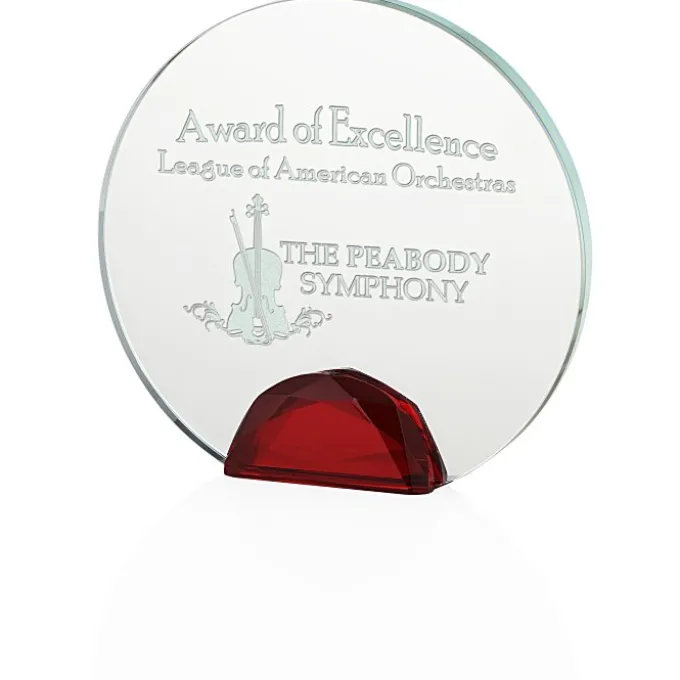 Glorious Crystal Award - 6 1/2 inches