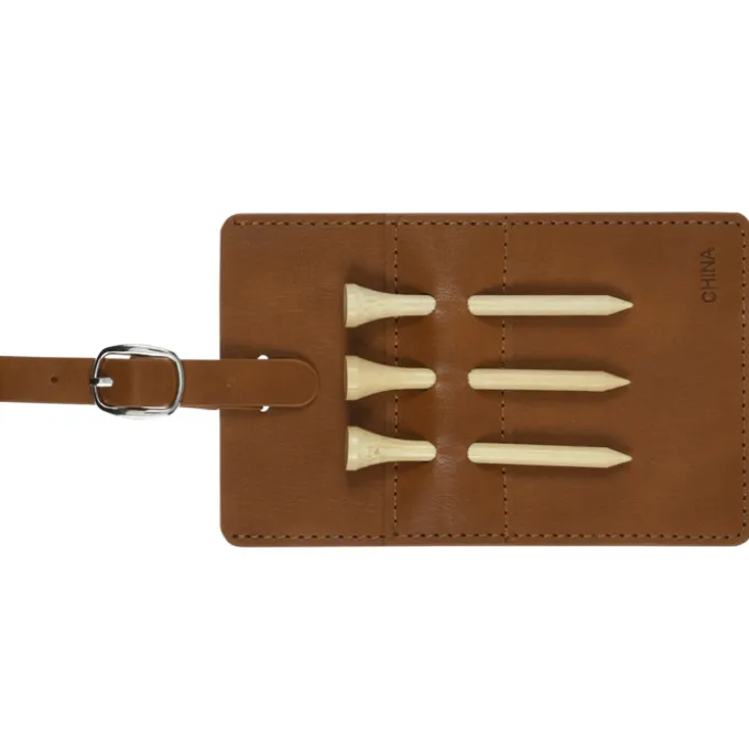 Golf Bag Tag & Tee Set