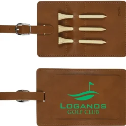Golf Bag Tag & Tee Set
