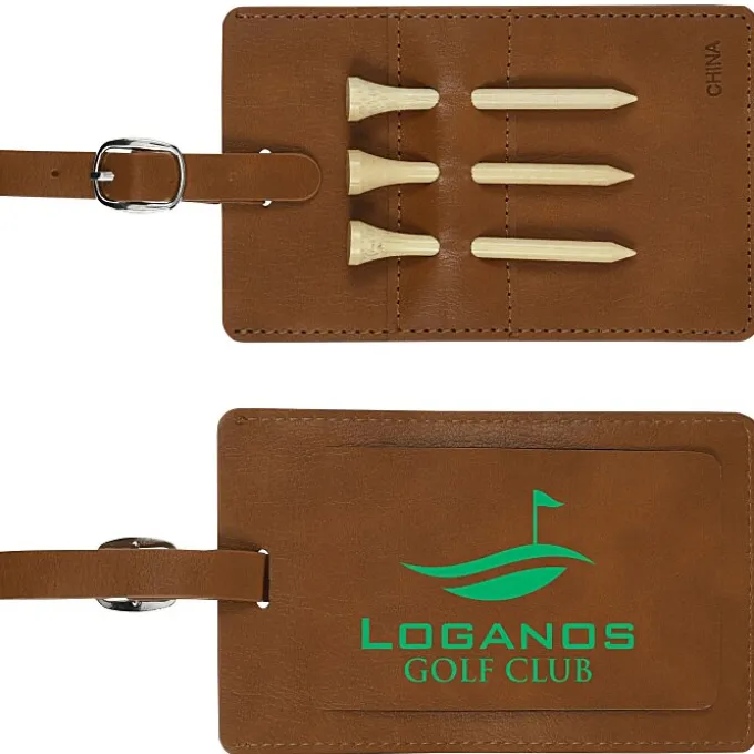 Golf Bag Tag & Tee Set
