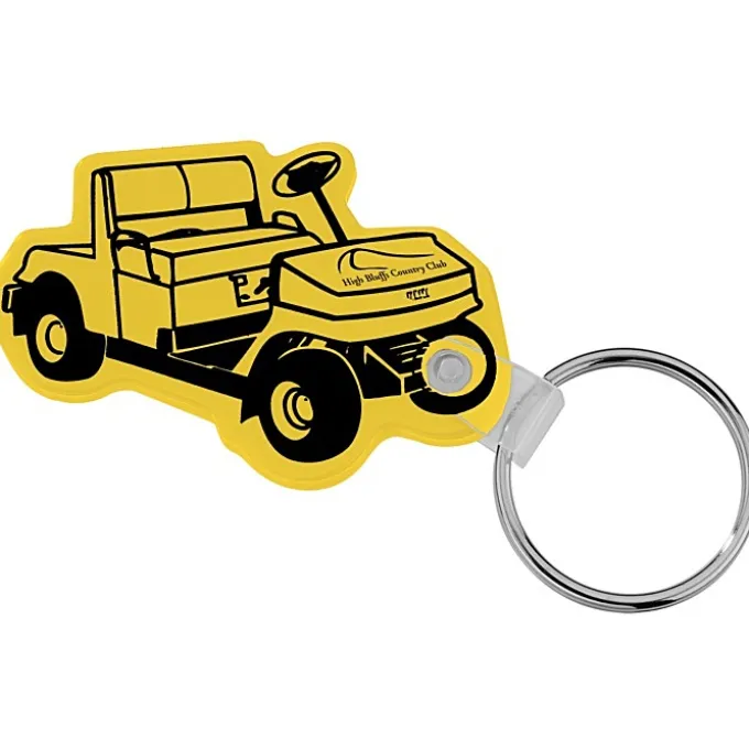 Golf Cart Soft Keychain - Opaque