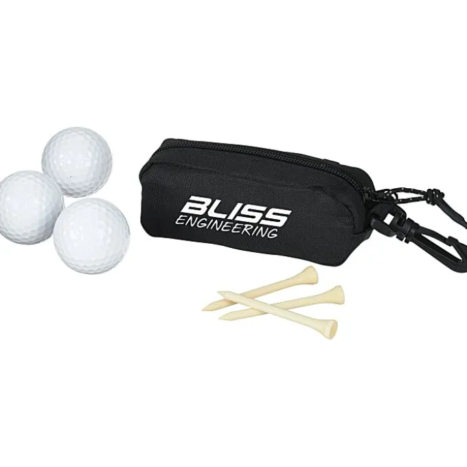 Golf Links Ball & Tee Caddy Kit