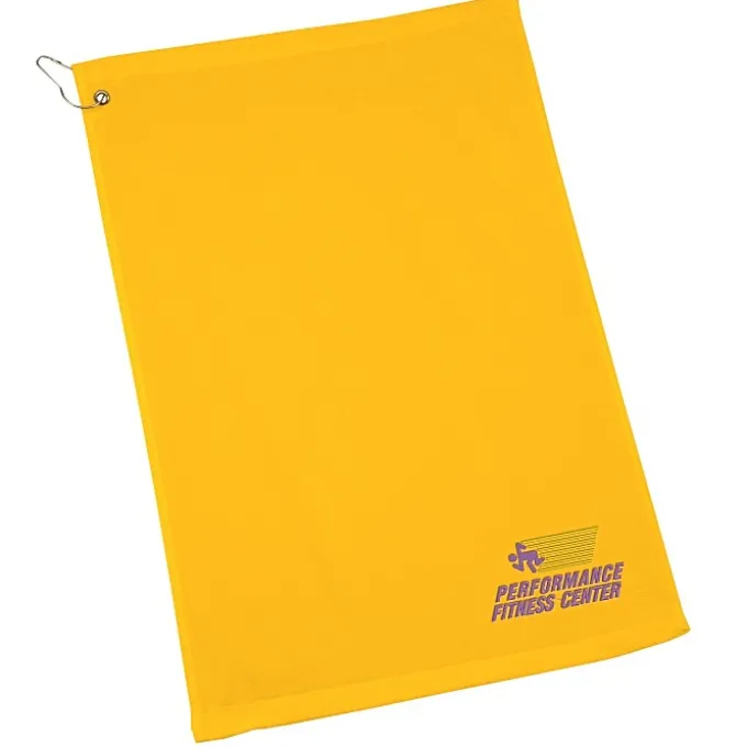 Golf Towel with Grommet and Clip