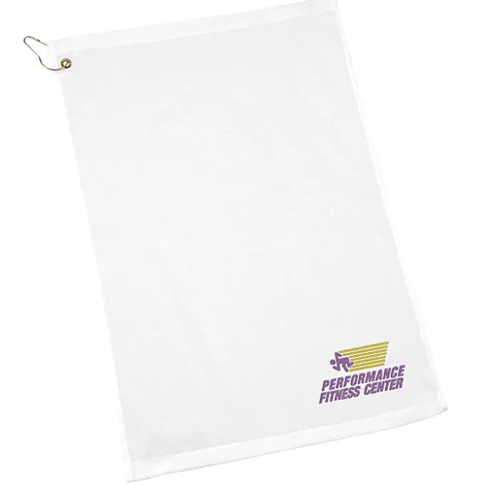 Golf Towel with Grommet and Clip
