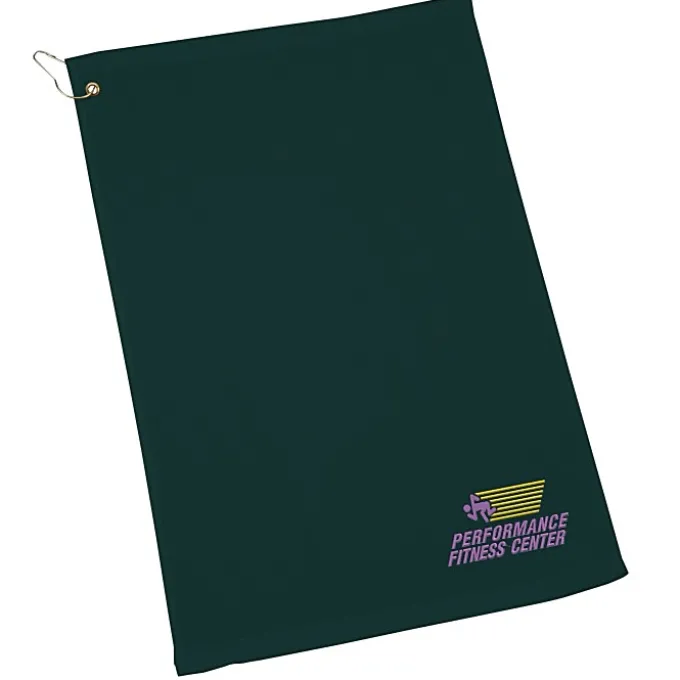 Golf Towel with Grommet and Clip - 24 hr