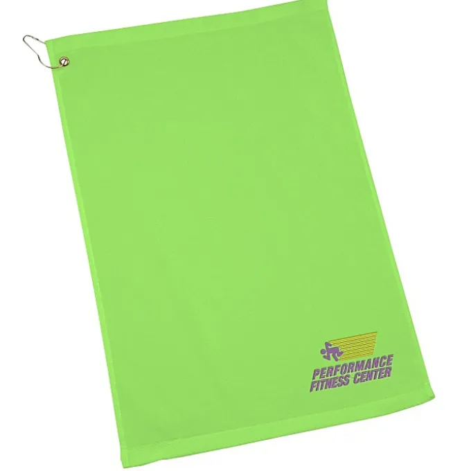 Golf Towel with Grommet and Clip - 24 hr
