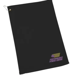 Golf Towel with Grommet and Clip - 24 hr