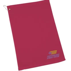 Golf Towel with Grommet and Clip - 24 hr