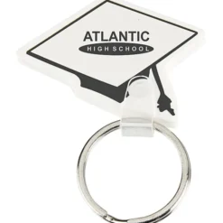 Graduation Cap Soft Keychain - Opaque