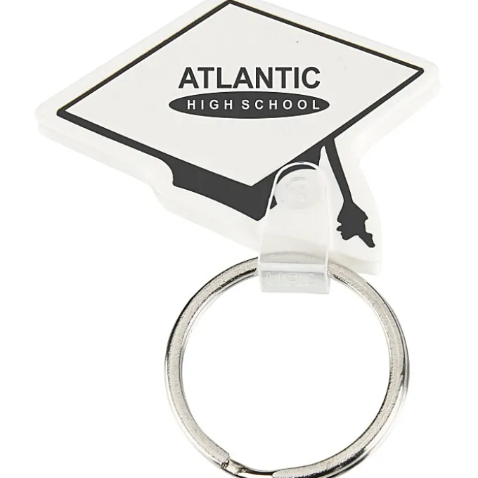 Graduation Cap Soft Keychain - Opaque