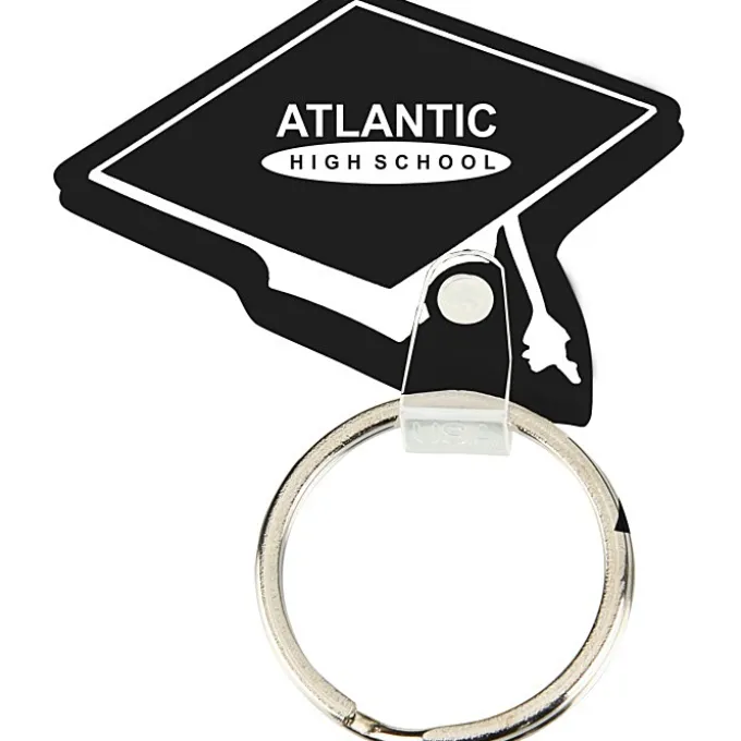 Graduation Cap Soft Keychain - Opaque