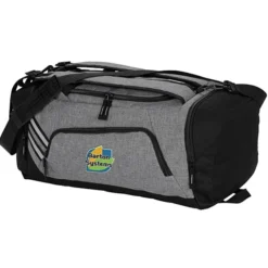Graphite Convertible Duffel Backpack - Embroidered
