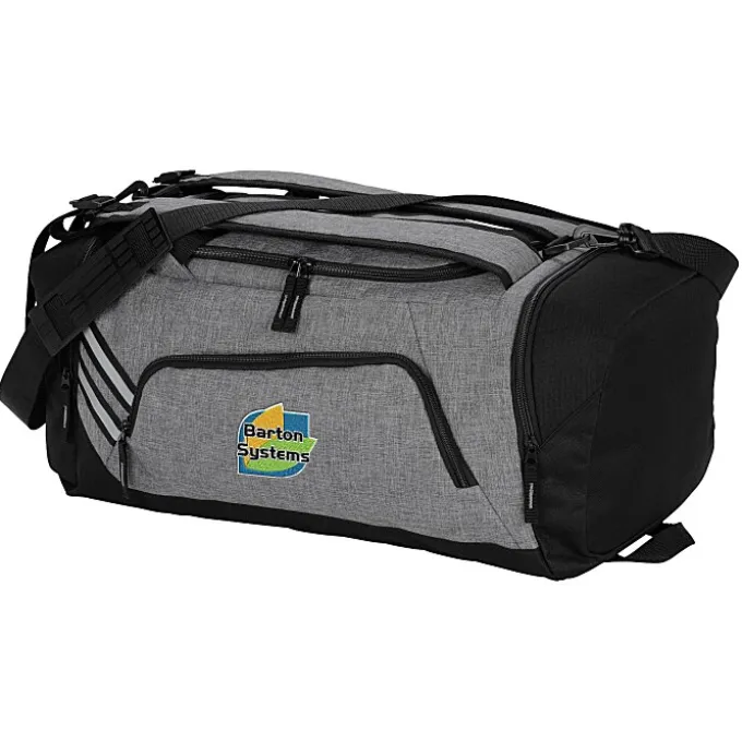 Graphite Convertible Duffel Backpack - Embroidered