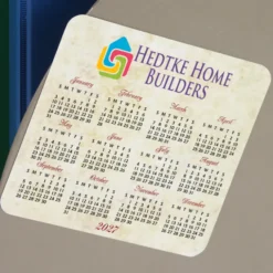 Greeting Card with Magnetic Calendar - Snowman