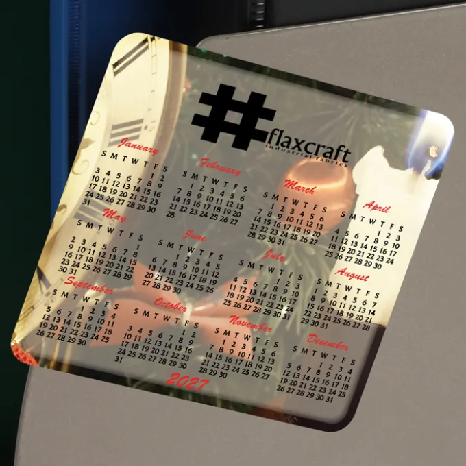 Greeting Card with Magnetic Calendar - Midnight