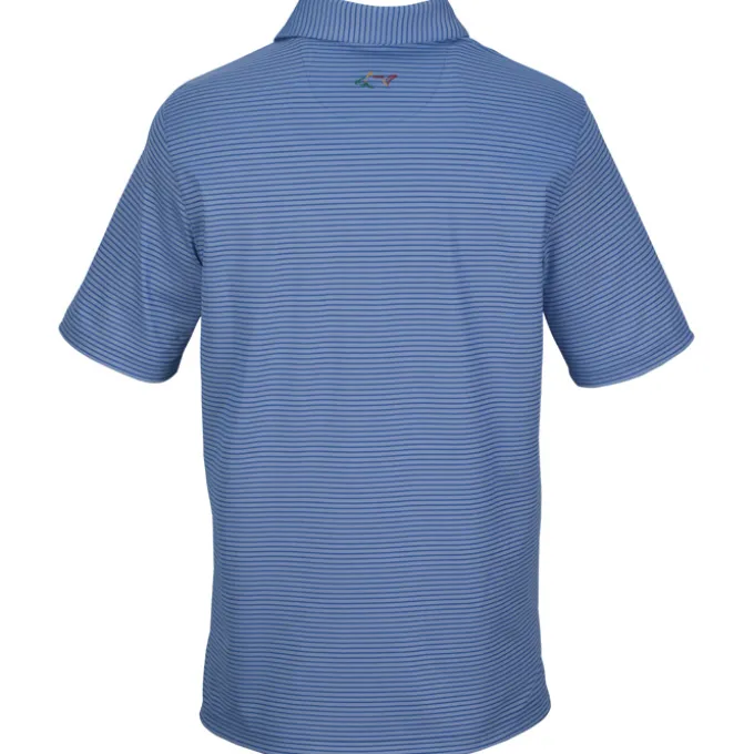 Greg Norman Freedom Micro Pique Stripe Polo