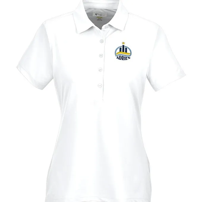 Greg Norman Freedom Micro Stripe Stretch Polo - Ladies'
