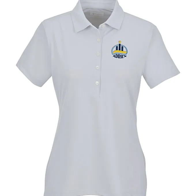 Greg Norman Freedom Micro Stripe Stretch Polo - Ladies'