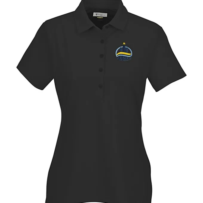 Greg Norman Freedom Micro Stripe Stretch Polo - Ladies'
