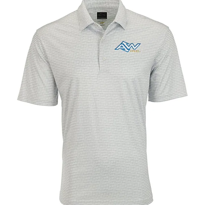 Greg Norman ML75 Microlux Cart Print Polo