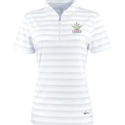 Greg Norman Stripe Polo - Ladies' - 24 hr