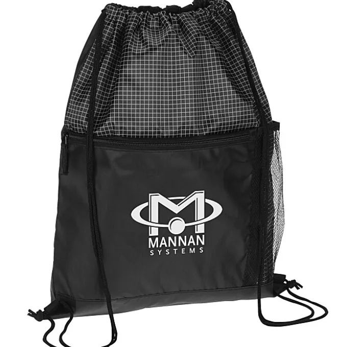 Grid Drawstring Sportpack