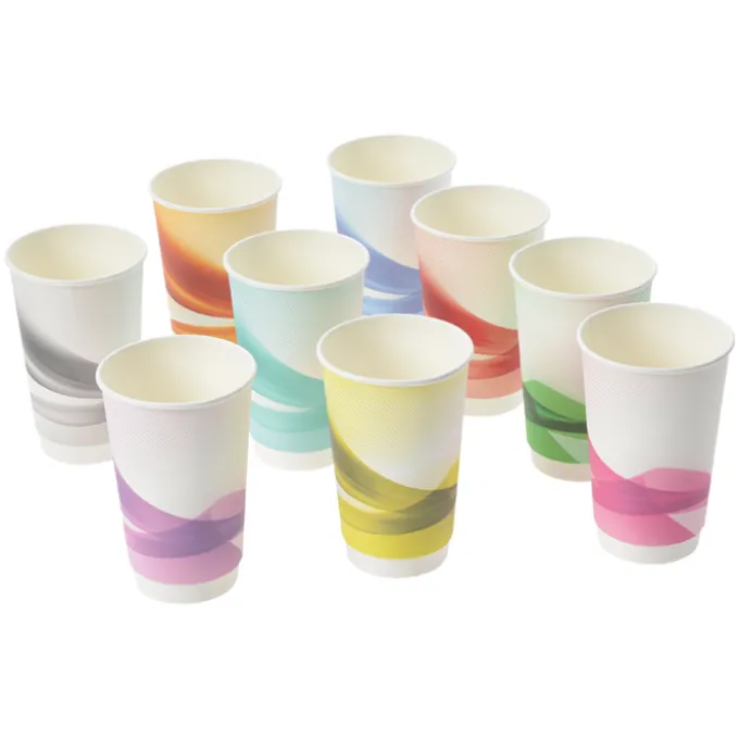 Groovy Full Color Insulated Paper Cup - 16 oz.