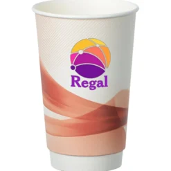 Groovy Full Color Insulated Paper Cup - 16 oz.