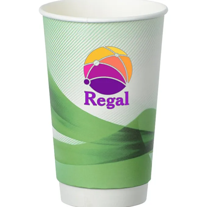 Groovy Full Color Insulated Paper Cup - 16 oz.
