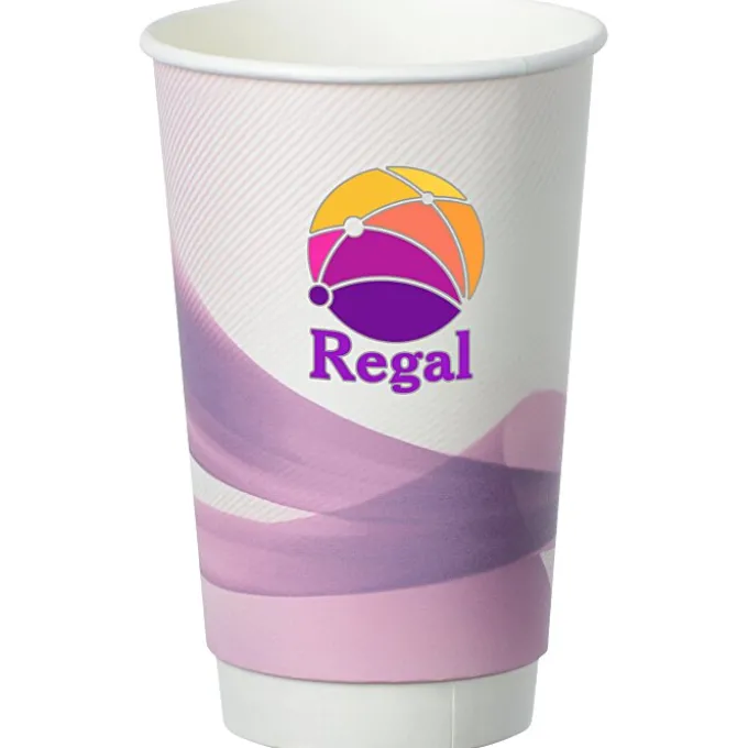 Groovy Full Color Insulated Paper Cup - 16 oz.