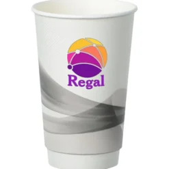 Groovy Full Color Insulated Paper Cup - 16 oz.
