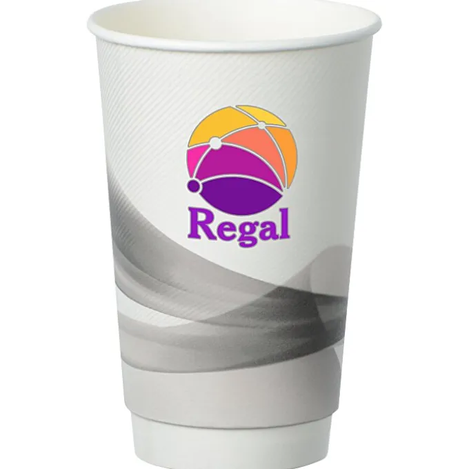 Groovy Full Color Insulated Paper Cup - 16 oz.