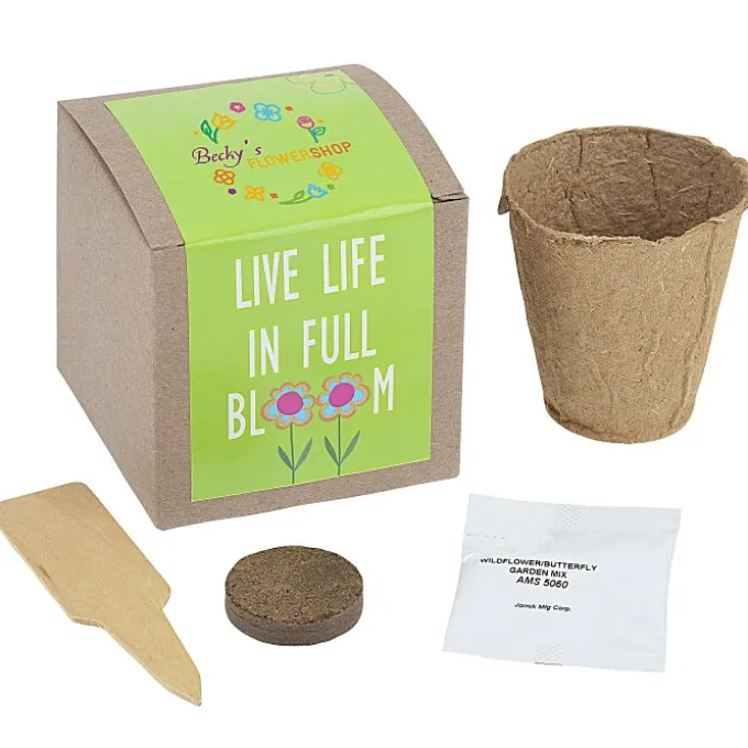 Growable Planter Gift Kit - Inspirational Live In Full Bloom