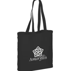 Gusseted Cotton Sheeting Tote - Color - 24 hr