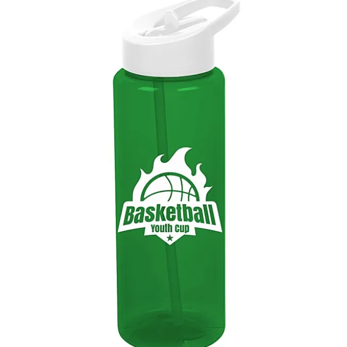 Guzzler Sport Bottle with Flip Straw Lid - 32 oz