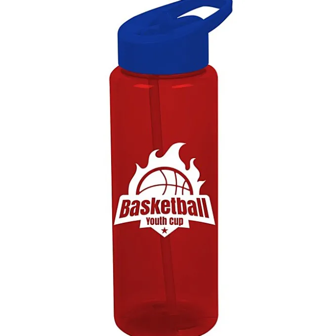 Guzzler Sport Bottle with Flip Straw Lid - 32 oz