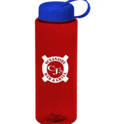 Guzzler Sport Bottle with Tethered Lid - 32 oz