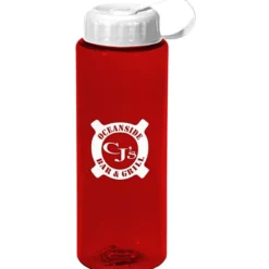 Guzzler Sport Bottle with Tethered Lid - 32 oz