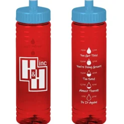Halcyon Water Bottle with Droplet Graphics - 24 oz