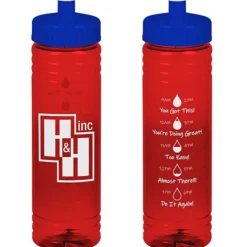 Halcyon Water Bottle with Droplet Graphics - 24 oz