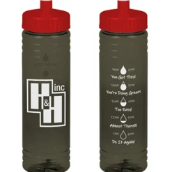 Halcyon Water Bottle with Droplet Graphics - 24 oz