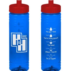 Halcyon Water Bottle with Droplet Graphics - 24 oz