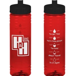 Halcyon Water Bottle with Droplet Graphics - 24 oz