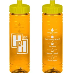Halcyon Water Bottle with Droplet Graphics - 24 oz
