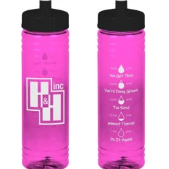 Halcyon Water Bottle with Droplet Graphics - 24 oz