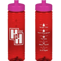 Halcyon Water Bottle with Droplet Graphics - 24 oz