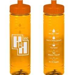 Halcyon Water Bottle with Droplet Graphics - 24 oz