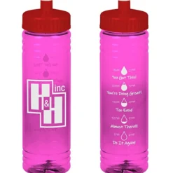 Halcyon Water Bottle with Droplet Graphics - 24 oz